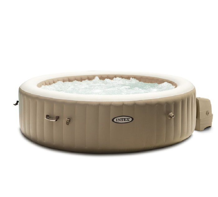 Spa Gonflable – INTEX – Sahara 4 places + Couverture Thermique – DESTOCKAGE – Image 1