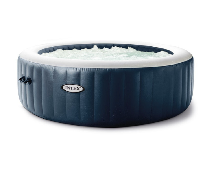 Spa Gonflable – INTEX – Blue Navy 4 places + Couverture Thermique – DESTOCKAGE – Image 1