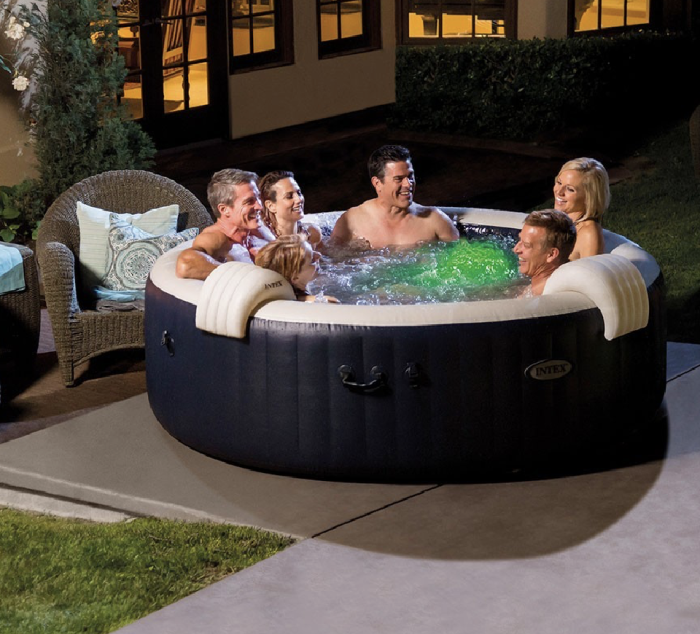 Spa Gonflable – INTEX – Blue Navy 6 places + Couverture Thermique – DESTOCKAGE – Image 5