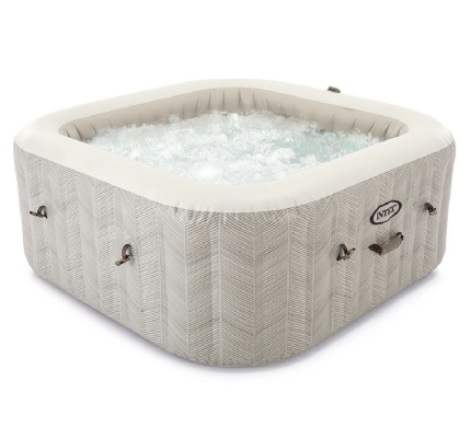 Spa Gonflable – INTEX – Chevron 4 places + Couverture Thermique – DESTOCKAGE