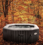 Spa Gonflable – INTEX – Carbone 4 places + Couverture Thermique – DESTOCKAGE – Image 7