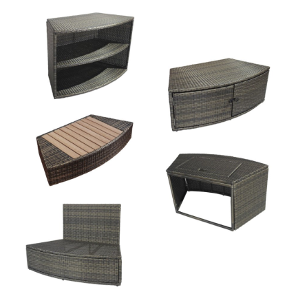Mobilier pour Spa Netspa Octopus - 5 modules